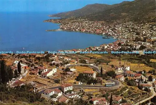 D021611 Samos. Panoramablick auf die Stadt. D. Davaris