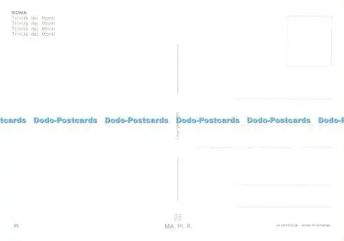 D021633 Roma. Trinita dei Monti. Ma. Pi. R. 1971. Kodak Ektachrome