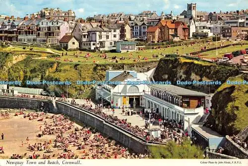 D019852 Newquay Town and Beach. Cornwall. Hinde. 1982