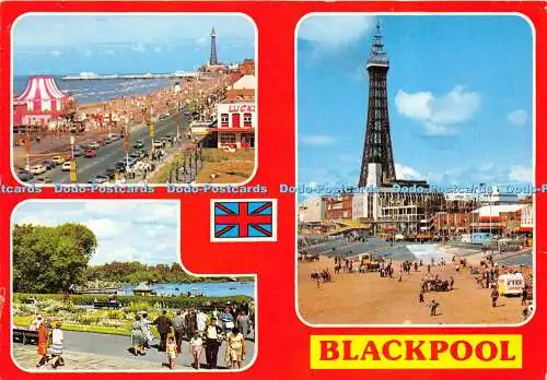 D016911 Blackpool. Mehrfachansicht. Bamforth. 1989