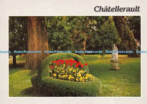 D016926 Chatellerault Panier Fleuri du Square Kennedy. 1990