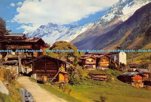 D019892 45960. Eisten im Lotschental. Schinhorn. Klopfenstein