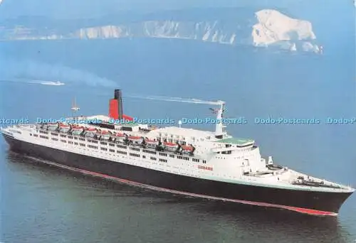 D021689 Queen Elizabeth 2. Cunard Line. Delit Printing