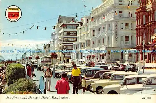 D019916 Sea Front and Mansion Hotel. Eastbourne. Elgate