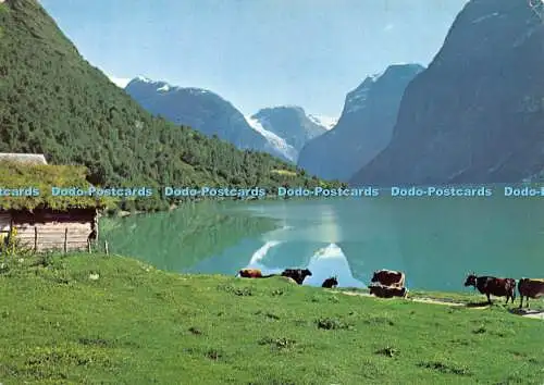 D021715 Norwegen. Der Loenvann-See. Mittet. 1965