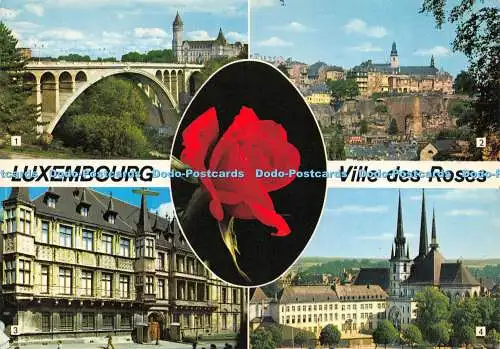 D021724 Luxemburg. Ville des Roses. Kraus. Nr. 86. Multi View