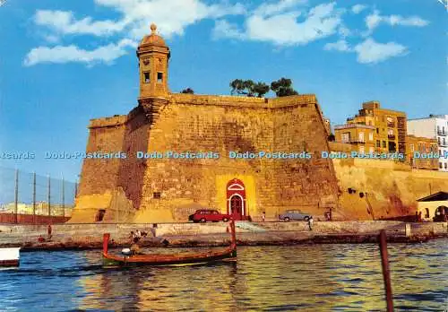 D017021 Malta. Die Vedette auf Senglea Point. Sunraycolors. Sinetmalta