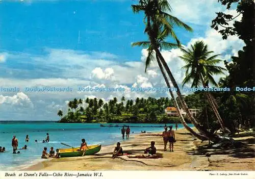 D017034 Strand bei Dunns Falls. Ocho Rios. Jamaika. W.I.E. Ludwig. Hinde. Die Nr.