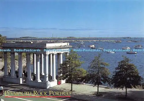 D017041 Plymouth Rock Portikus. Plymouth. Massachusetts. Plastichrom. Südkap