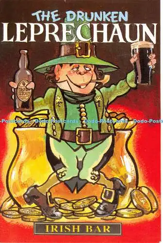 D020001 Der betrunkene Kobold. Irish Bar. Gasthausschilder. Northumberland Fine Art Pr
