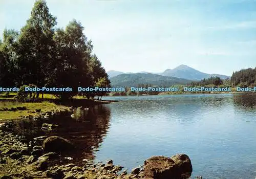 D017136 Loch Oich und Ben T-Shirt von der Ostküste. Inverness Shire. Dixon