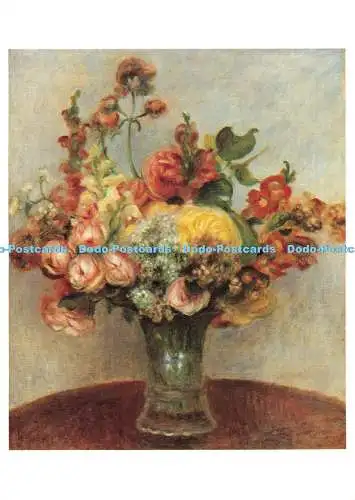 D020114 Paris. Musee de lOrangerie. Pierre Auguste Renoir. Fleurs dans un Vase.