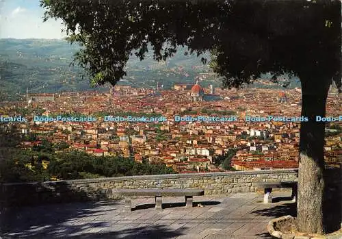 D021912 Firenze. Blick von S. Francesco. Fiesole. Giusti di S. Becocci. P. Marza