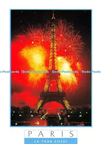 D020140 Paris. La Tour Eiffel. J. M. Charles. Chantal. 2001