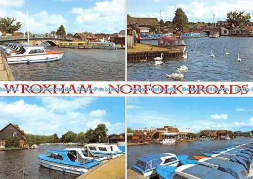 D021936 Wroxham. Norfolk Broads. River Bure. Lachs. Multi View