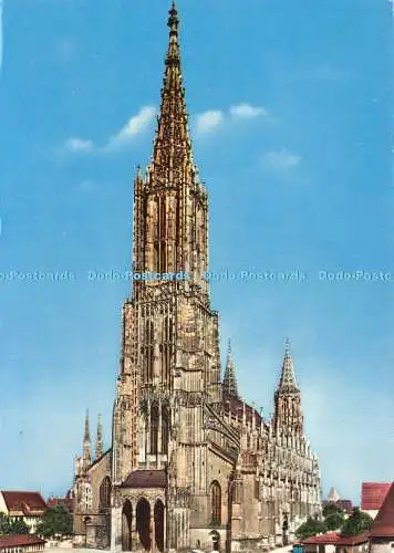 D020161 Ulm an der Donau. Münster. Hochster Kirchturm der Welt