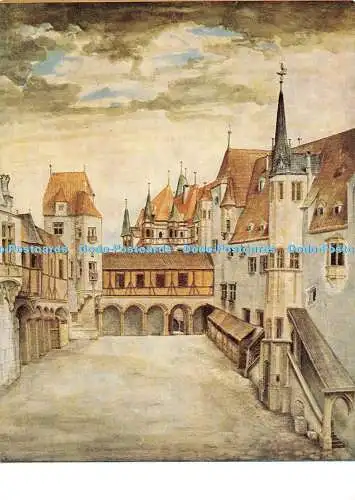 D021952 Albrecht Dürer. Der Burghof. Anton Schroll