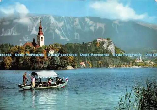 D021969 Bled. Blick auf den See. Krüger. Zadruzna Stampa