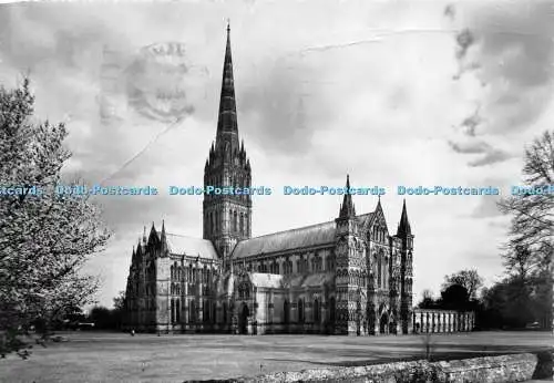 D017250 Kathedrale von Salisbury. Präzision. RP. 1955