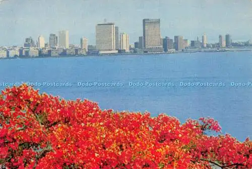 D017284 Bombay Indien. Blick auf den Marine Drive vom Kamala Nehru Park. Charmindia