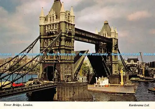 D022057 Tower Bridge. London. Kardorama. W. W. Roberts