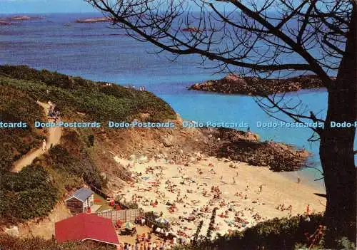 D017330 Belvoir Bay mit Blick nach Osten in Richtung der französischen Küste. Kanalinseln.