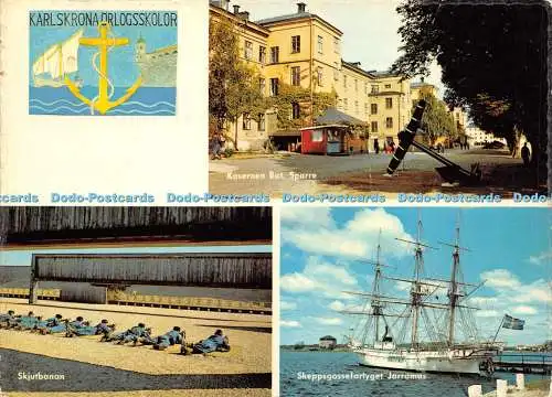 D017347 Karlskrona Orlogsskolor. E. Danielson. Multi View