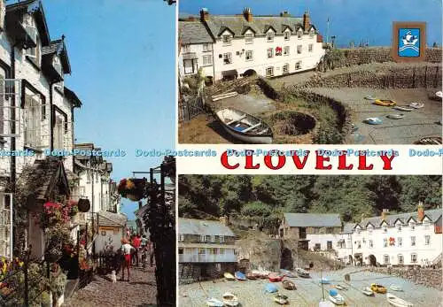 D022176 Clovelly. Golden Shield. Fisa. Blackmores of Exmoor. 1987. Multi View