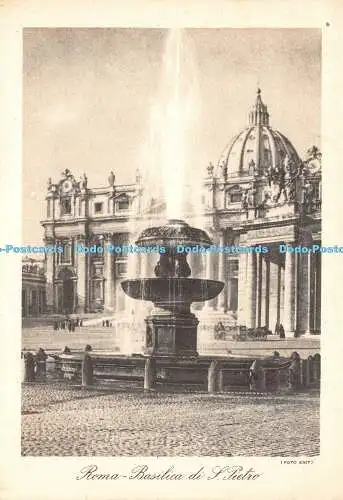 D022178 Roma. Basilica di S. Pietro. Enit. Astro