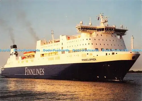 D022224 Finnclipper. Finnlines. Bernd Gell. Simplon Postkarten