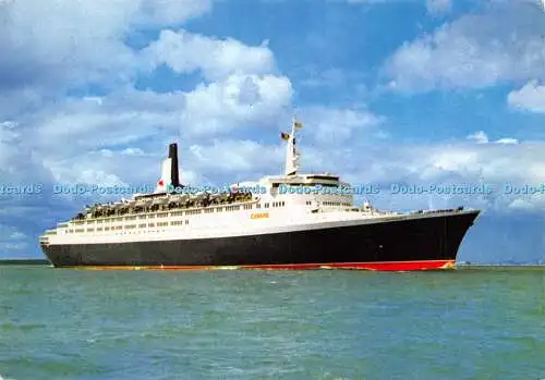 D022231 The New Cunard. Queen Elizabeth 2. Beken. 1969 Cunard Line Limited. Dix