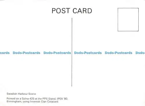 D022246 Schwedische Hafenszene. Solna 425 am PPS-Stand. IPEX 80. Birmingham u
