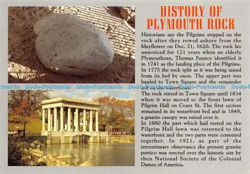 D017506 Geschichte des Plymouth Rock. Massachusetts. Cape Cod. South Cape Distributo