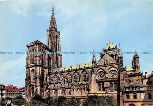 D020503 La Cathedrale de Strasbourg. Cote Sud. Photomecaniques