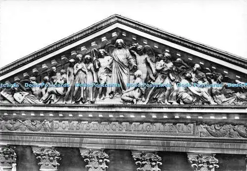 D017544 Eglise Sainte Madeleine. Paris. Le Fronton. Ch. W. RP