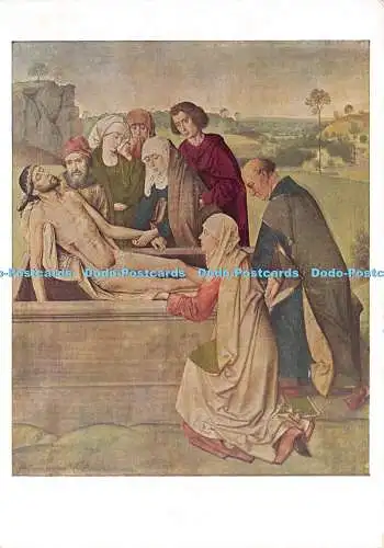 D022359 National Gallery. Bouts The Entombment. Henry Stone. Karten-Nr. 1031