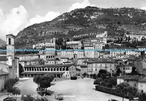 D017617 Gubbio m.529. Scorcio panoramico