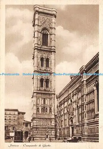 D022381 Firenze. Campanile di Giotto. Gino Giusti