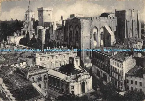 D017719 Avignon. Palais des Papes. Cote Sud. Herstellung Francaise. 1950