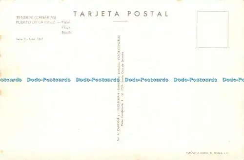 D022470 Teneriffa. Kanaren. Puerto de la Cruz. Strand. A. Campana. J. Puig Ferran