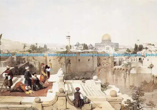 D022651 David Roberts. Die Moschee von Omar und der Felsendom. Jerusalem. 1839.