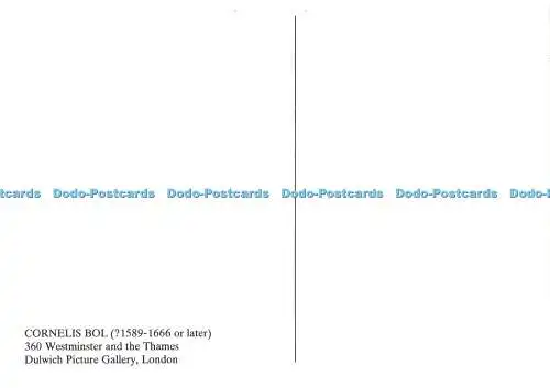 D022656 Cornelis Bol. Westminster und die Thames Dulwich Picture Gallery. London