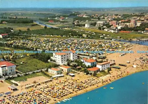 D017926 S. Mauro Mare. Gesamtansicht aus dem Flugzeug. Riviera N.B