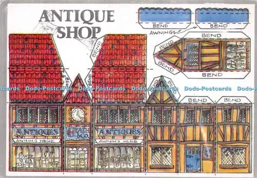D017959 Antiquitätenladen. Fiddlers Green Construction Cards