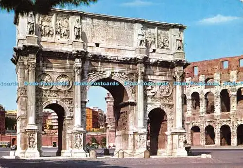 D022738 Roma. Arc of Costantine. Kodak Ektachrome