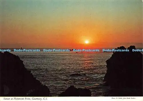 D017995 Sonnenuntergang am Pleinmont Point. Guernsey. C.I.D. Noble. Hinde. 1985