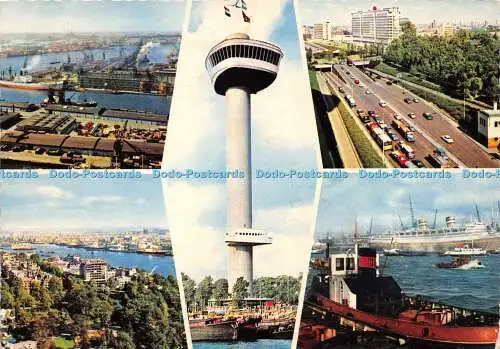 D018026 Euromast Met Panoramen. Stad en haven. Vita Nova. Multi View