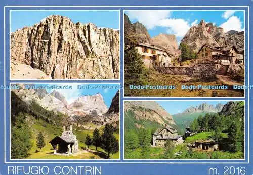 D022775 Rifugio Contrin. Dolomiti di Fassa. N. 6048. Hermes. G. Pedrotti. 1996.