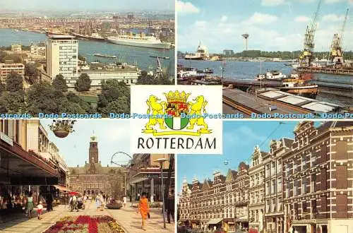 D022779 Rotterdam. Holland. Euro Farbkarten. Multi View