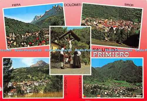 D022787 Dolomiti. Primiero. N. 7021. Hermes. G. Pedrotti. Ottica Gilli Primiero.